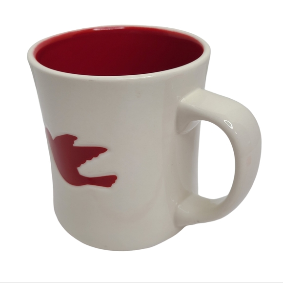 Starbucks Coffee Mug Red Bird 2008 Starbucks Coffee Company 12 Oz EUC - Picture 6 of 11
